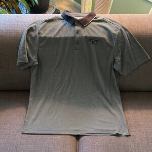 Disney Parks Men’s Walt Disney World 1971 Striped Polo Shirt, Size Large